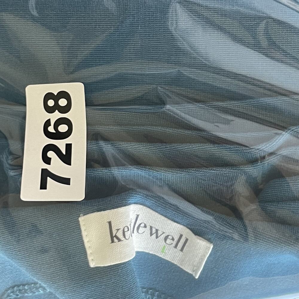Kettlewell Dress Womens Large Teal Long Sleeve Midi Stretch Classic Career - Picture 13 of 14